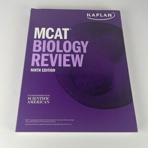 Kaplan MCAT Biology Review Ninth Edition Scientific American Study Guide Book